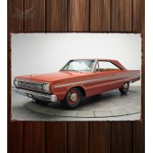 Металлическая табличка Plymouth Belvedere II 426 Hemi Hardtop Coupe (RH23)